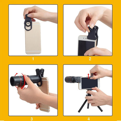 18x Telephoto Lens For Smartphone Travel Outdoor Photography 5
