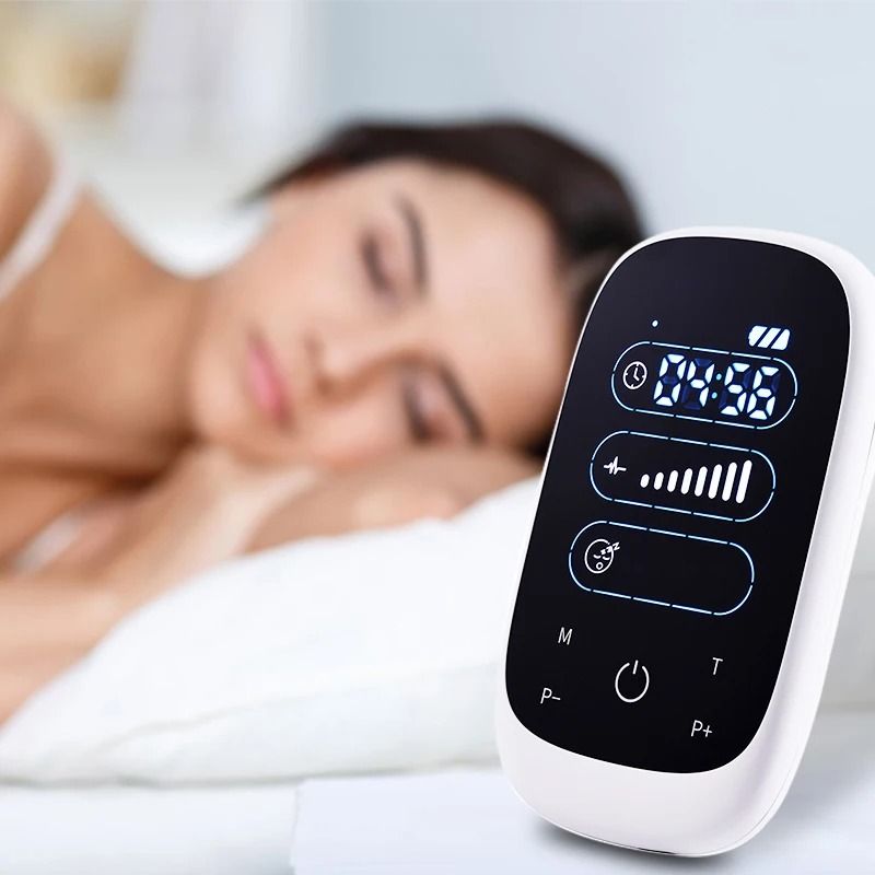 CES Sleep Therapy Device With Ear Clip Electrode For Insomnia And Stress Relief 2