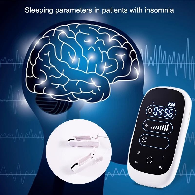 CES Sleep Therapy Device With Ear Clip Electrode For Insomnia And Stress Relief 4
