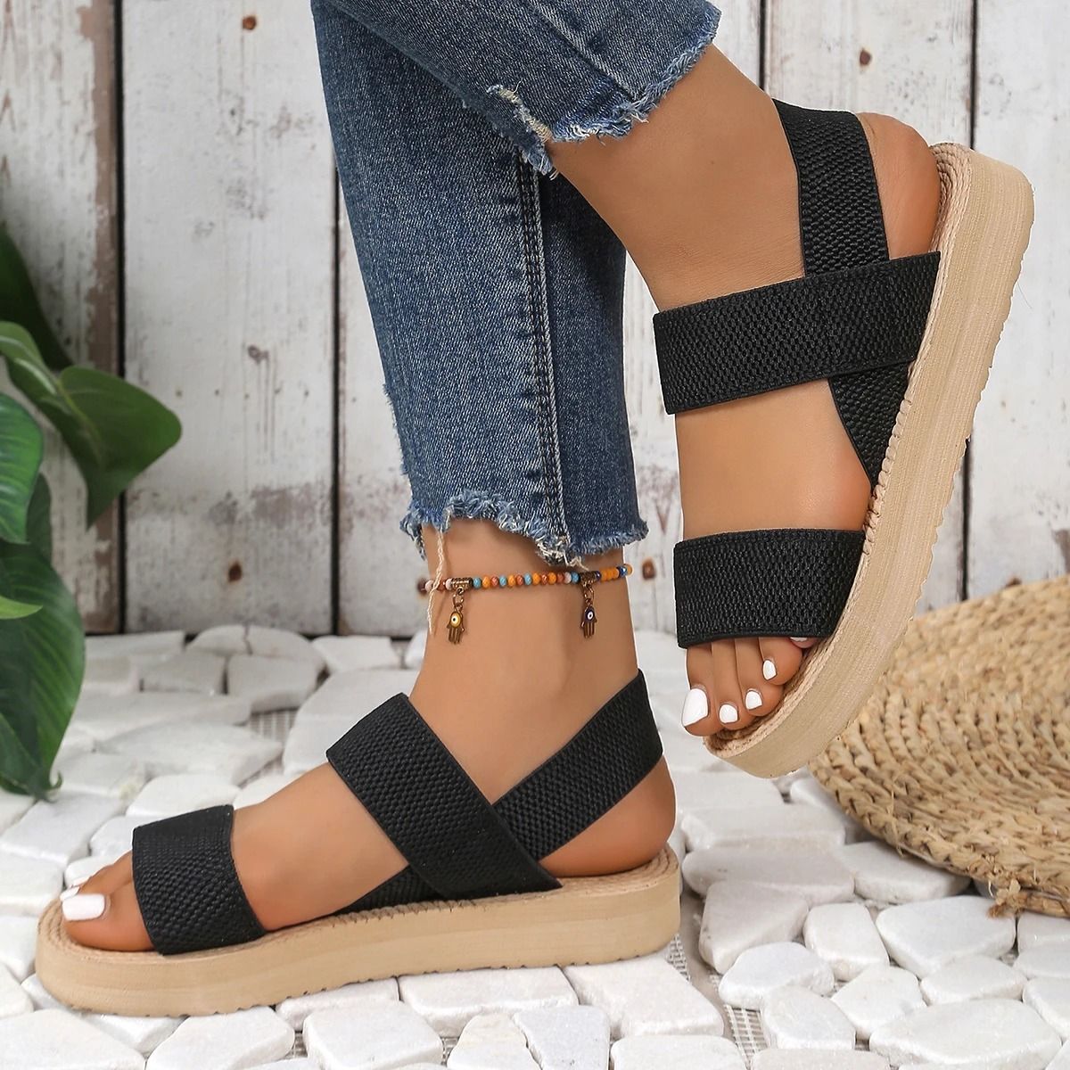 Womens Fashion Soft Sole High Heel Sandals 4
