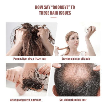 Electric Hair Care Comb Micro Current Massage Comb Hair Conditioner LED Colored Light Radio Frequen 5