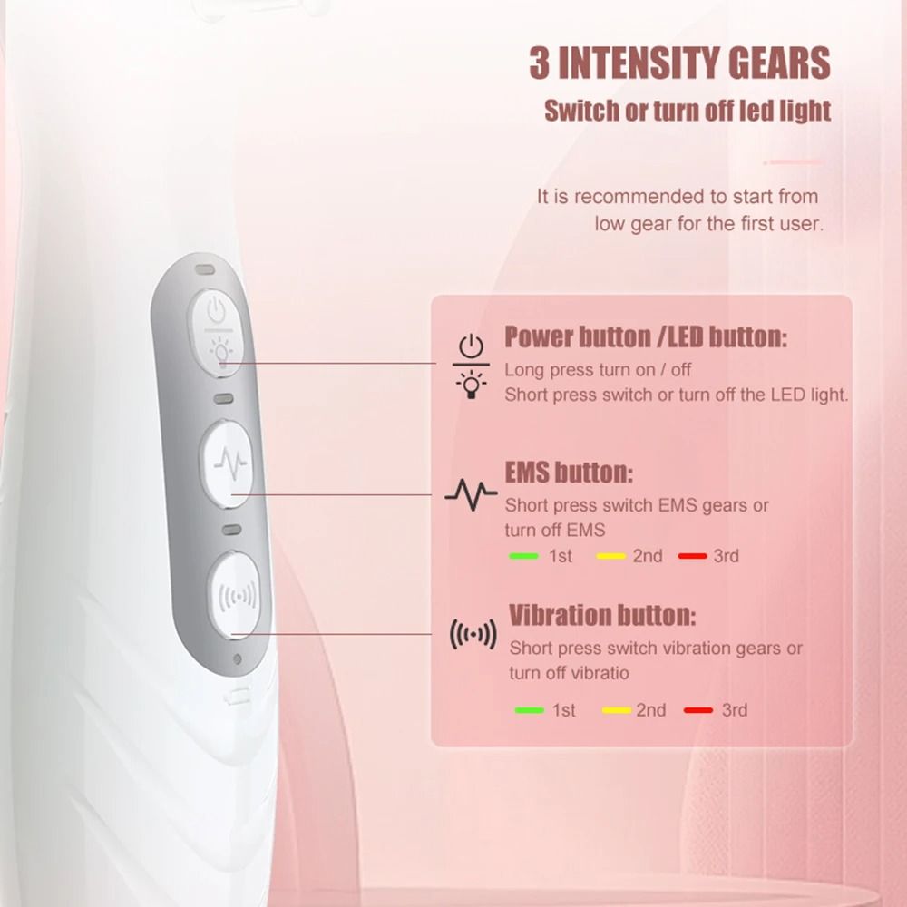 Electric Hair Care Comb Micro Current Massage Comb Hair Conditioner LED Colored Light Radio Frequen 6