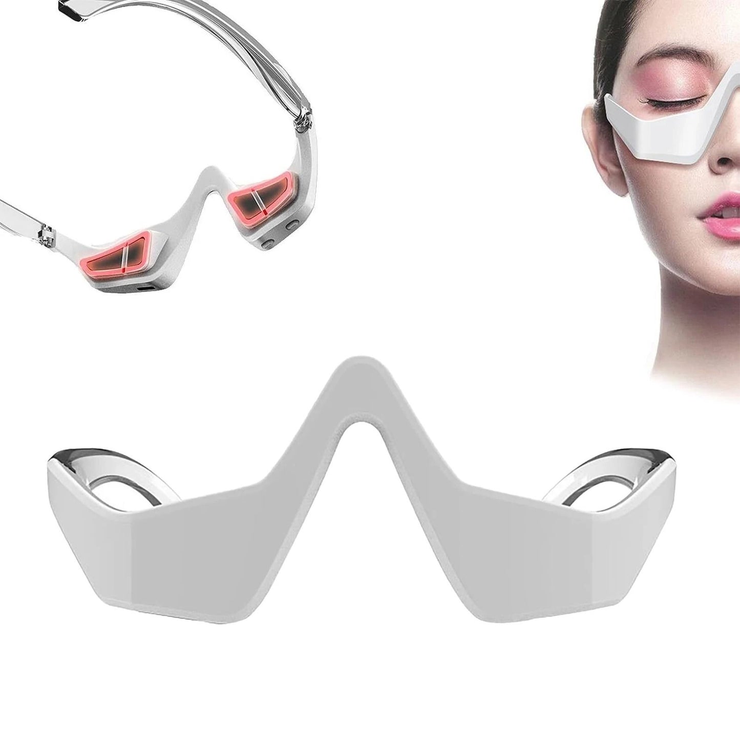 Eye Skin Care Red Light Therapy Device Toner Microcurrent Eye Massager Remove Eye Bags Dark Circles 2