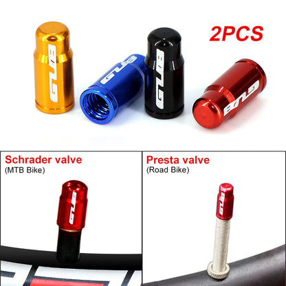 Aluminum CNC Bicycle Valve Caps for Schrader Presta AV FV, MTB Road Bike Dustproof Tyre Tube Gas Nozzle Cover
