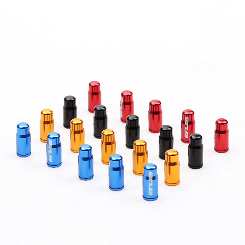 Aluminum CNC Bicycle Valve Caps For Schrader Presta AV FV MTB Road Bike Dustproof Tyre Tube Gas Noz 5