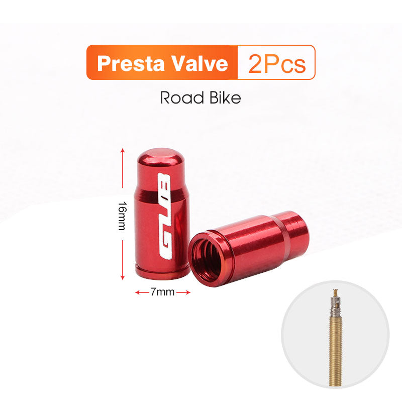 Aluminum CNC Bicycle Valve Caps For Schrader Presta AV FV MTB Road Bike Dustproof Tyre Tube Gas Noz 8