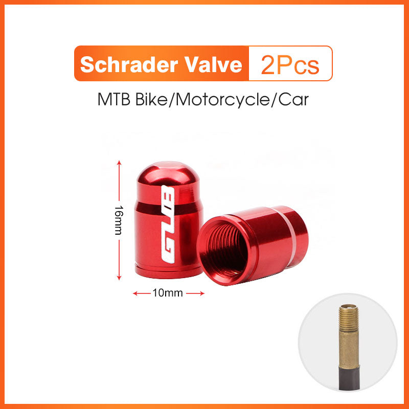 Aluminum CNC Bicycle Valve Caps For Schrader Presta AV FV MTB Road Bike Dustproof Tyre Tube Gas Noz 12