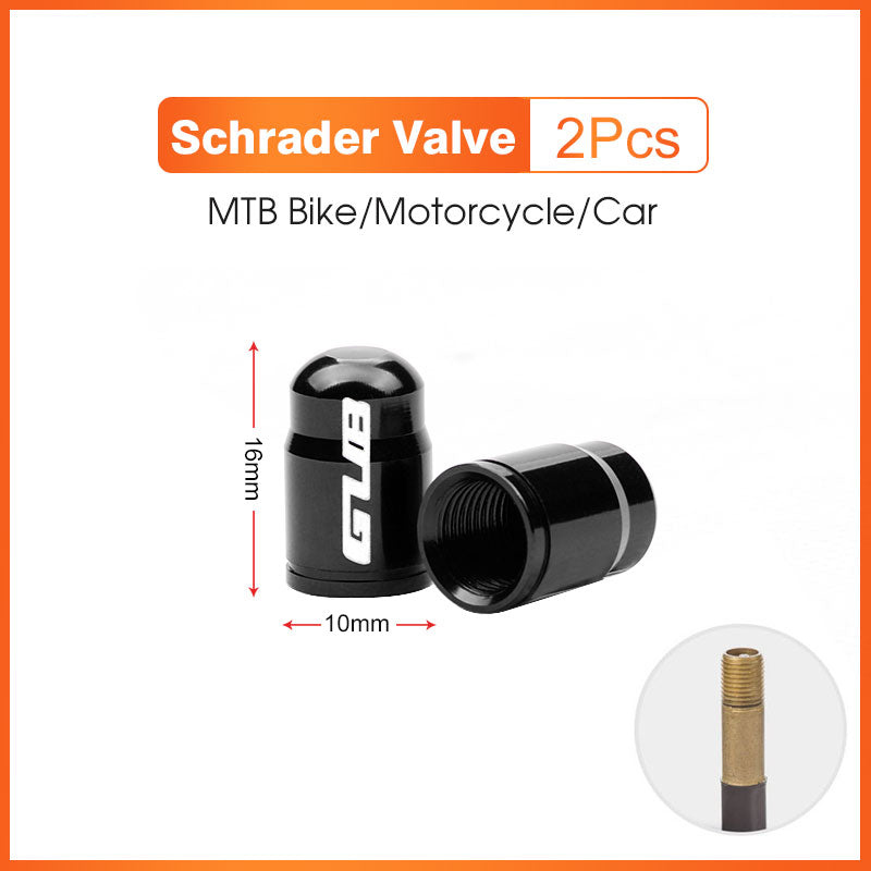 Aluminum CNC Bicycle Valve Caps For Schrader Presta AV FV MTB Road Bike Dustproof Tyre Tube Gas Noz 13