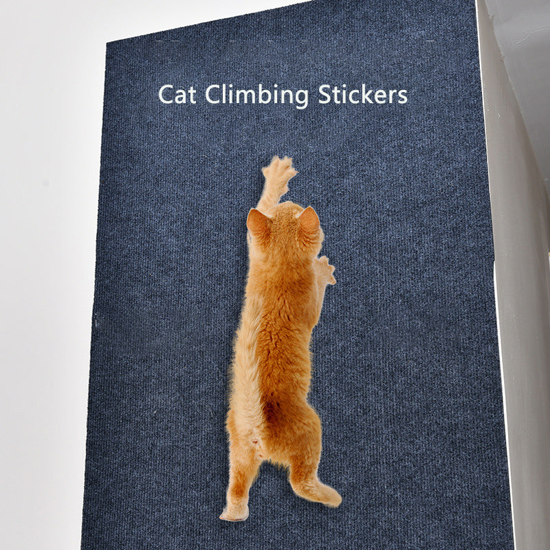 Self-Adhesive Cat Scratching Mat Reusable Cat Scratcher Sofa Tape for Furniture Protection, Scratch Board for Cats.