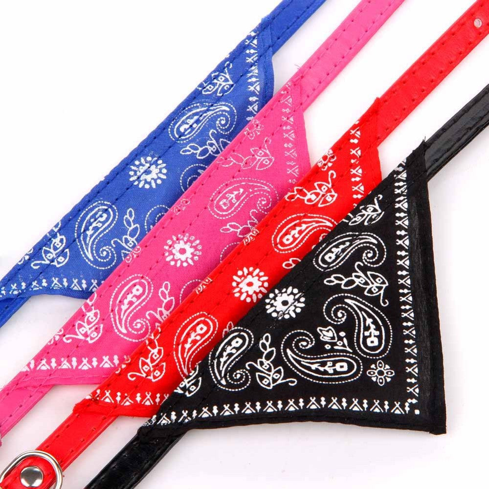 Cute Printed Bandana Cat Collar Adjustable Triangular Scarf Collar For Puppy Dog Kittens  Small Ani 3