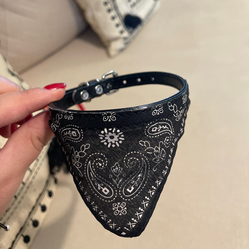 Cute Printed Bandana Cat Collar Adjustable Triangular Scarf Collar For Puppy Dog Kittens  Small Ani 5