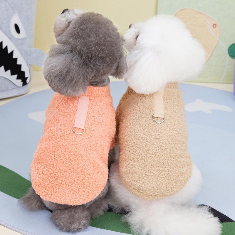 Winter Dog Sweater – Warm Plush Dog Clothes for Small & Medium Dogs – Soft Puppy Coat Jacket for Chihuahua, Teddy & Cats