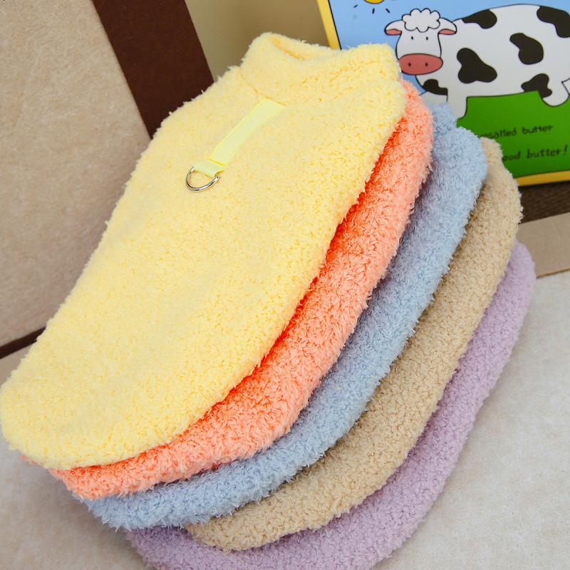 Winter Dog Sweater – Warm Plush Dog Clothes for Small & Medium Dogs – Soft Puppy Coat Jacket for Chihuahua, Teddy & Cats