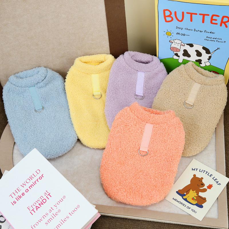 Winter Dog Sweater – Warm Plush Dog Clothes for Small & Medium Dogs – Soft Puppy Coat Jacket for Chihuahua, Teddy & Cats
