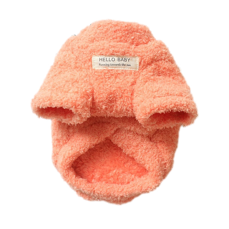 Winter Dog Sweater – Warm Plush Dog Clothes for Small & Medium Dogs – Soft Puppy Coat Jacket for Chihuahua, Teddy & Cats