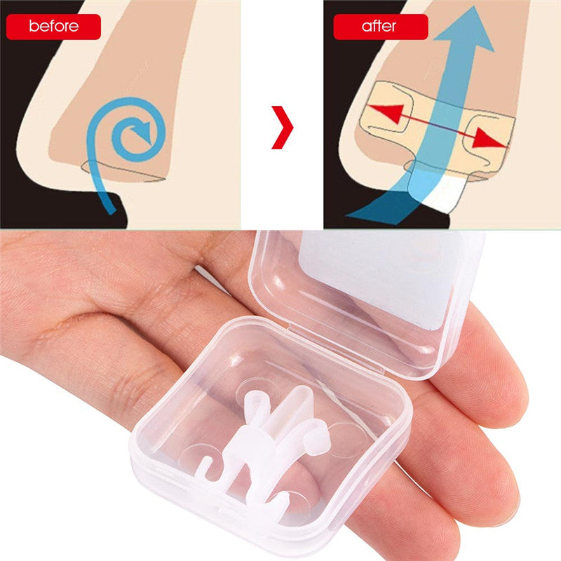 Anti Snoring Device Sleeping Aid Healthy Care Nose Clip | Snore Stop Breathe Clip for Sleep Apnea Relief & Quiet Night