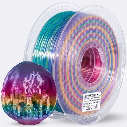 3D Filament, Shiny 3D Printer Spool Wire for High Quality Prints, Vacuum Packed