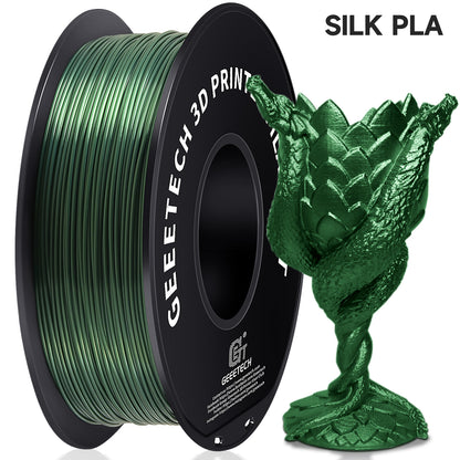 3D Filament, Shiny 3D Printer Spool Wire for High Quality Prints, Vacuum Packed