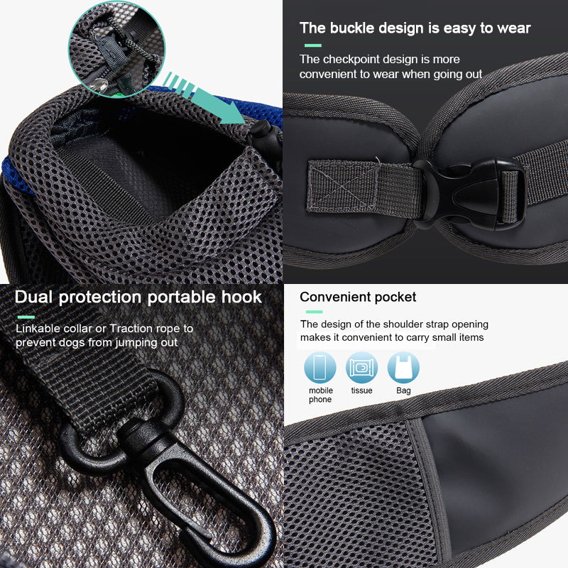 Breathable Pet Cat & Dog Carrier Backpack – Lightweight Shoulder Sling Bag for Travel, Hiking & Daily Use