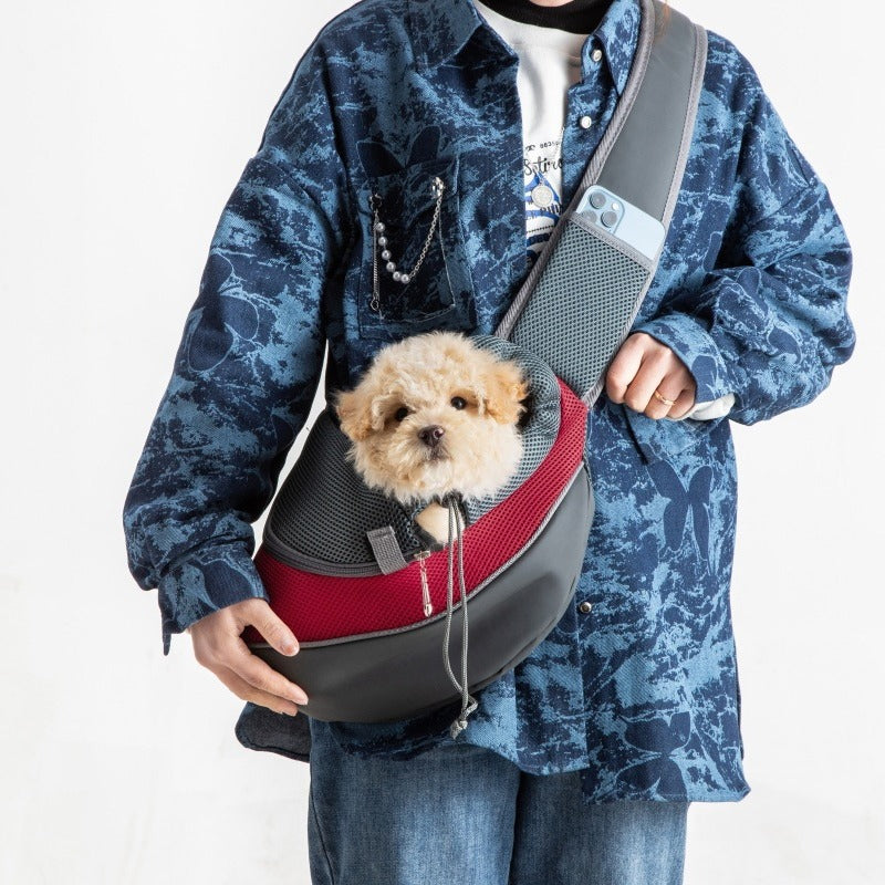 Breathable Pet Cat & Dog Carrier Backpack – Lightweight Shoulder Sling Bag for Travel, Hiking & Daily Use