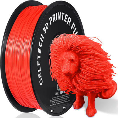 Geeetech 3D Printer Filament PLA Spool, Tangle-Free, Pure Plastic, Vacuum Packed 3D Printing Material for Smooth Layer
