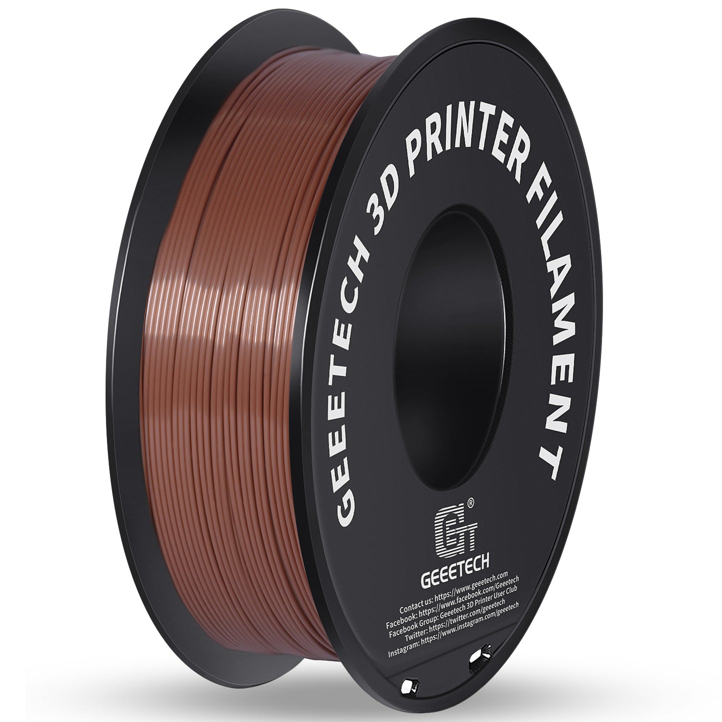 Geeetech 3D Printer Filament PLA Spool, Tangle-Free, Pure Plastic, Vacuum Packed 3D Printing Material for Smooth Layer