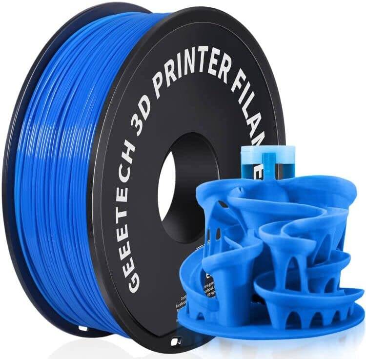 Geeetech 3D Printer Filament PLA Spool, Tangle-Free, Pure Plastic, Vacuum Packed 3D Printing Material for Smooth Layer