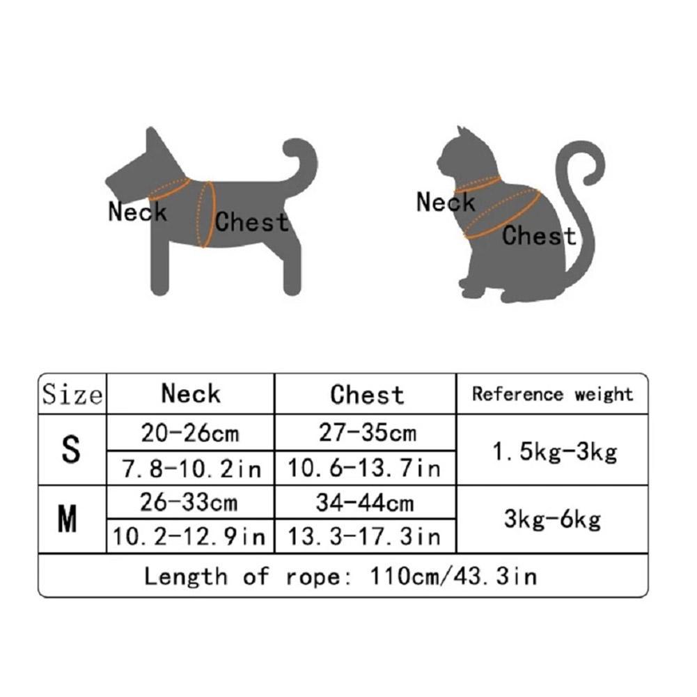 Undershirt Style Pet Leash – Adjustable Cat & Dog Harness, Breathable Leash for Small Pets – Convenient Pet Vest for Dog