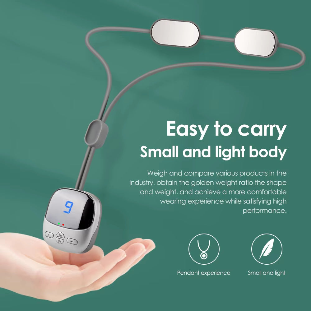 Hanging Neck Shoulder Cervical Spine Massager Hot Compress Neck Artifact Dredging Spine Neck Protec 2