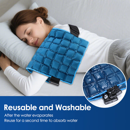 Self-absorbing Water Knee Brace Pad, Ice Packs Physiotherapy Hot & Ice Compress, Heated Knee Leg Neck Shoulder Hip Wrap