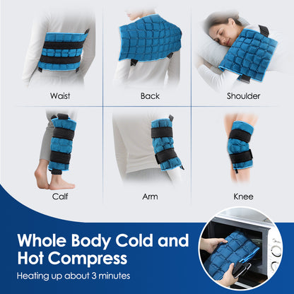 Self-absorbing Water Knee Brace Pad, Ice Packs Physiotherapy Hot & Ice Compress, Heated Knee Leg Neck Shoulder Hip Wrap
