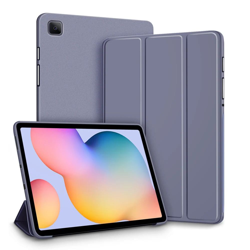 Slim PU Leather Case Fit Samsung Galaxy Tablet with Smart Auto Sleep Wake Function & Adjustable Stand Cover