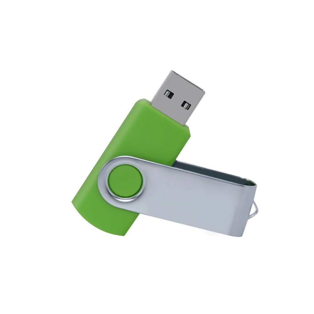 Portable USB Flash Drive Metal Swivel Jump Drive Memory Stick 20 Pendrive Cle USB For Laptop Car Of 7