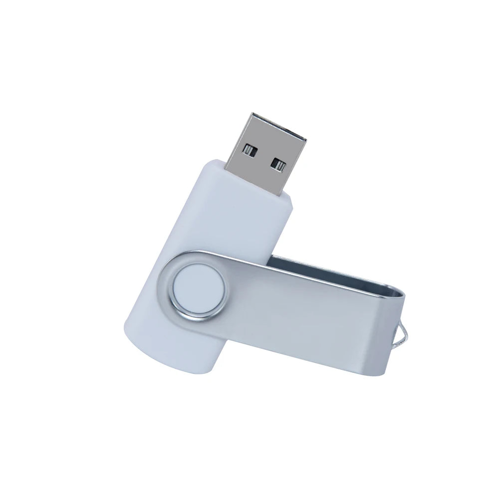 Portable USB Flash Drive Metal Swivel Jump Drive Memory Stick 20 Pendrive Cle USB For Laptop Car Of 9