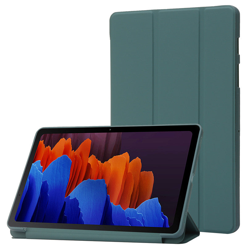 Samsung Tab A9 Plus Case, Trifold Leather Cover with Stand, Soft Back Funda Coque for Galaxy Tab A9+ Table