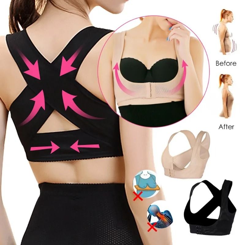 Adjustable Women Back Posture Support Belt Corrector Brace 3