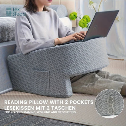 Reading Pillow for Gaming and Bed Support