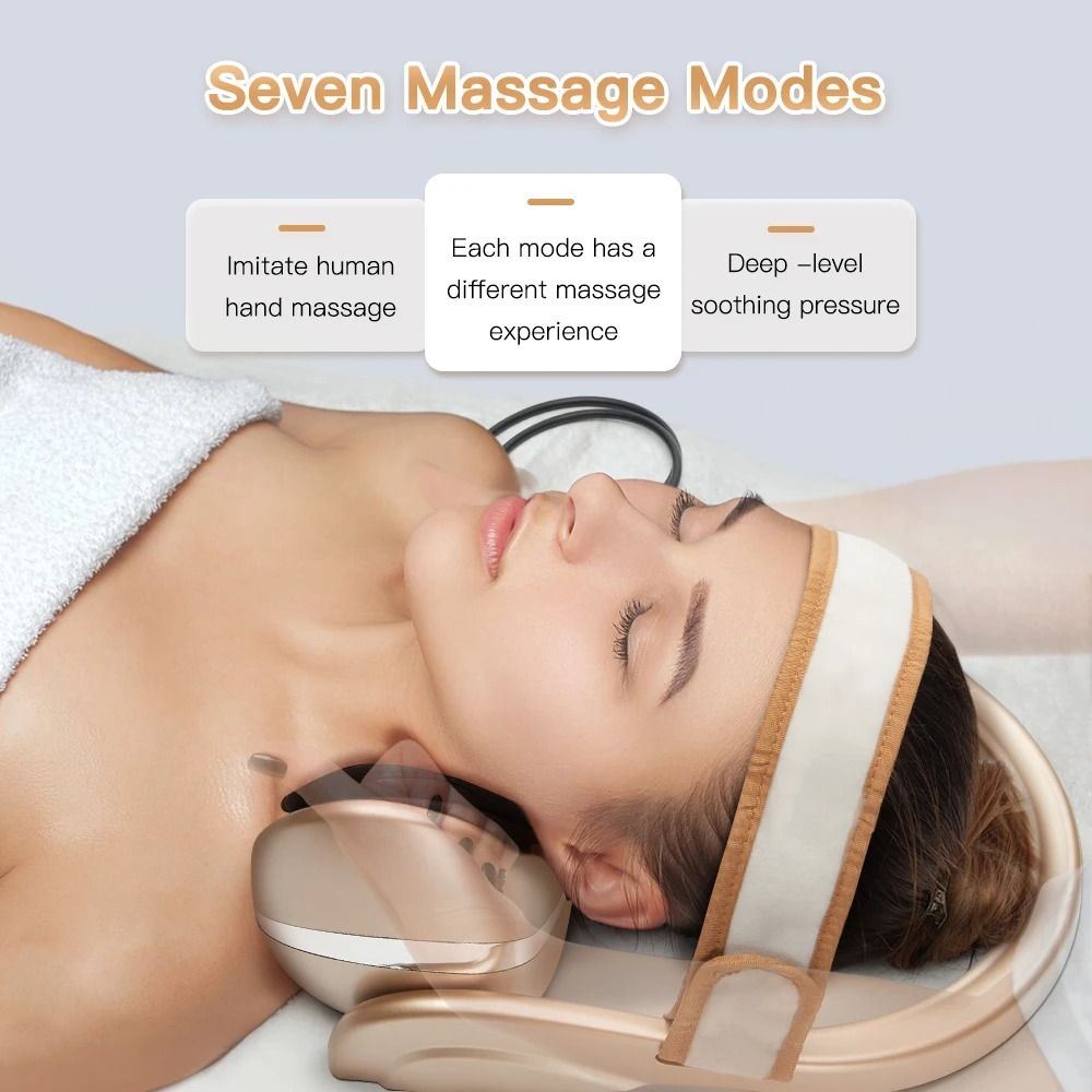 Electric Neck Massager With Heated Airbag Support 3