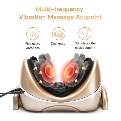 Electric Neck Massager With Heated Airbag Support 4