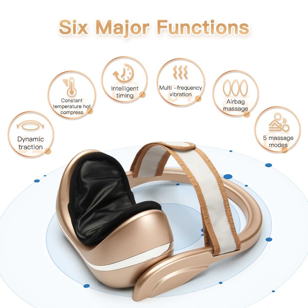 Electric Neck Massager With Heated Airbag Support 6