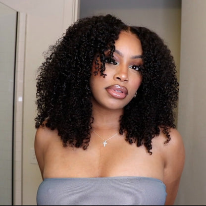 Glueless Lace Front Human Hair Wig, HD Transparent 6x4 Bleached Knots Pre Cut Wig, Ready to Wear Wig for Women