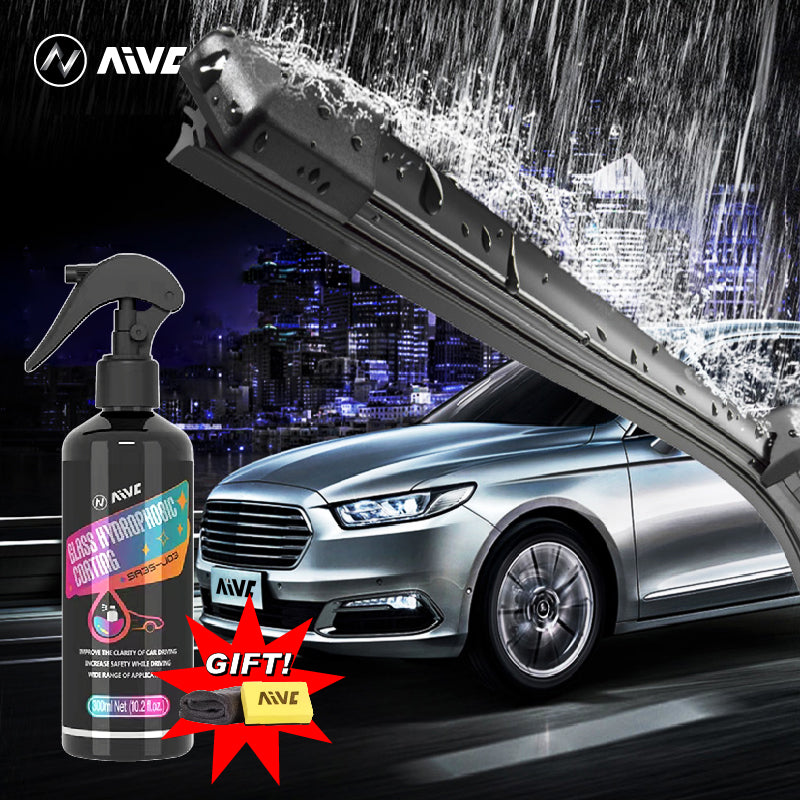 Car Glass Hydrophobic Nano Spray, Waterproof Coating for Windshield, Rearview Mirror & Auto Glass, Rain Repellent