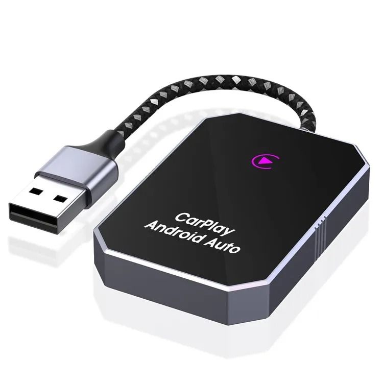 Wireless Carplay Android Auto Adapter With 5G WiFi For IPhone And Android 9