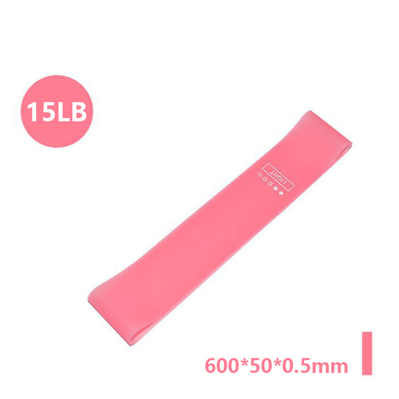 Portable Fitness Resistance Bands Set – 5-Level Rubber Elastic Gym Bands for Yoga, Pilates, CrossFit & Strength Training