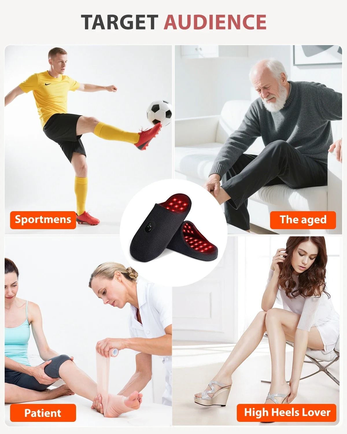 Red Light Therapy Slippers For Foot Pain Relief And Inflammation 5