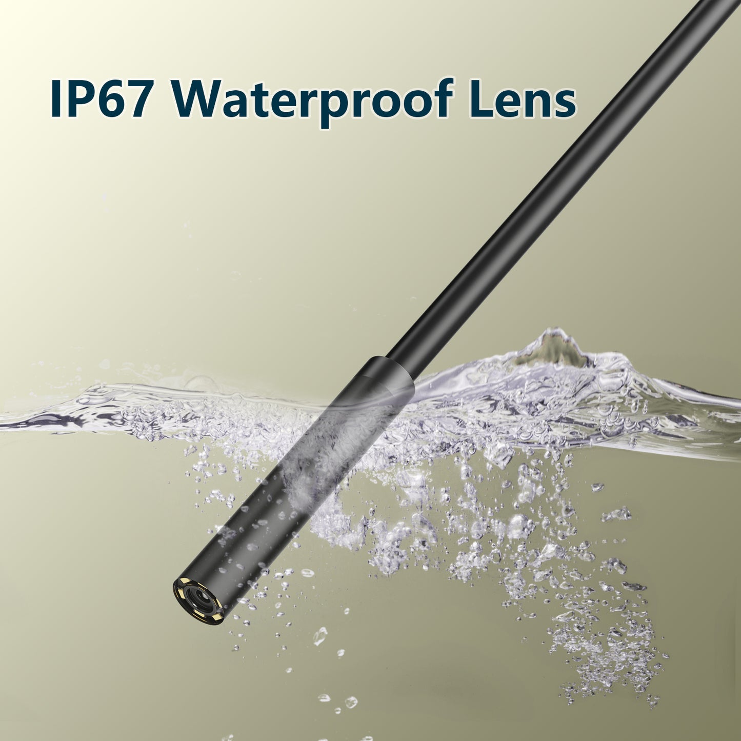 7.0MM TYPE-C Endoscope Camera – IP67 Waterproof, 6 Adjustable LEDs, USB Android Flexible Inspection Borescope for Phone