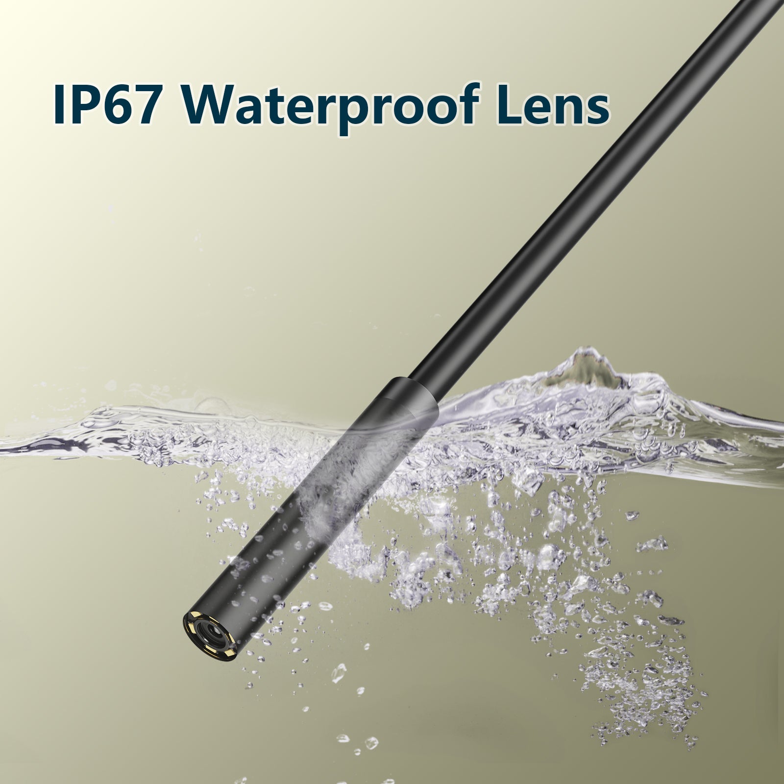 7.0MM TYPE-C Endoscope Camera – IP67 Waterproof, 6 Adjustable LEDs, USB Android Flexible Inspection Borescope for Phone