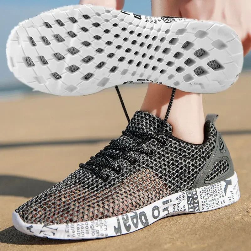 Mens Air Mesh Aqua Sneakers For Summer Beach And Sport Use 1