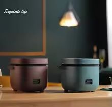 Mini Electric Rice Cooker For One To Two People With Steamer Function And 12L Non Stick Inner Pot 3