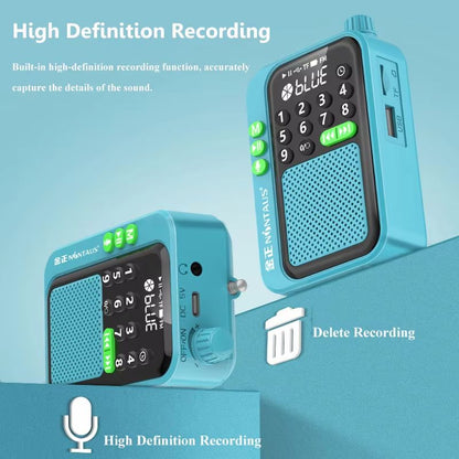 PocketWave Bluetooth FM Radio With LED Display  Sleep Timer 3